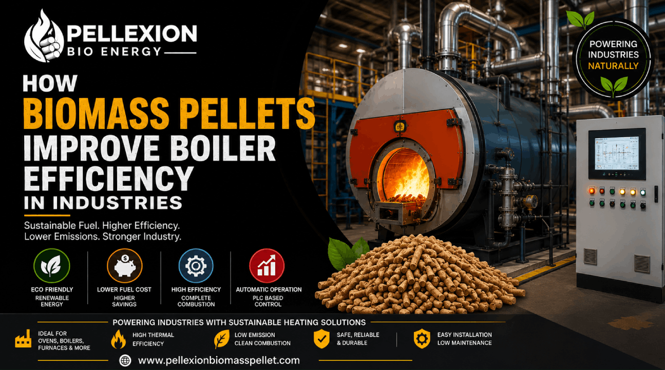 How Biomass Pellets Improve Boiler Efficiency in Industries