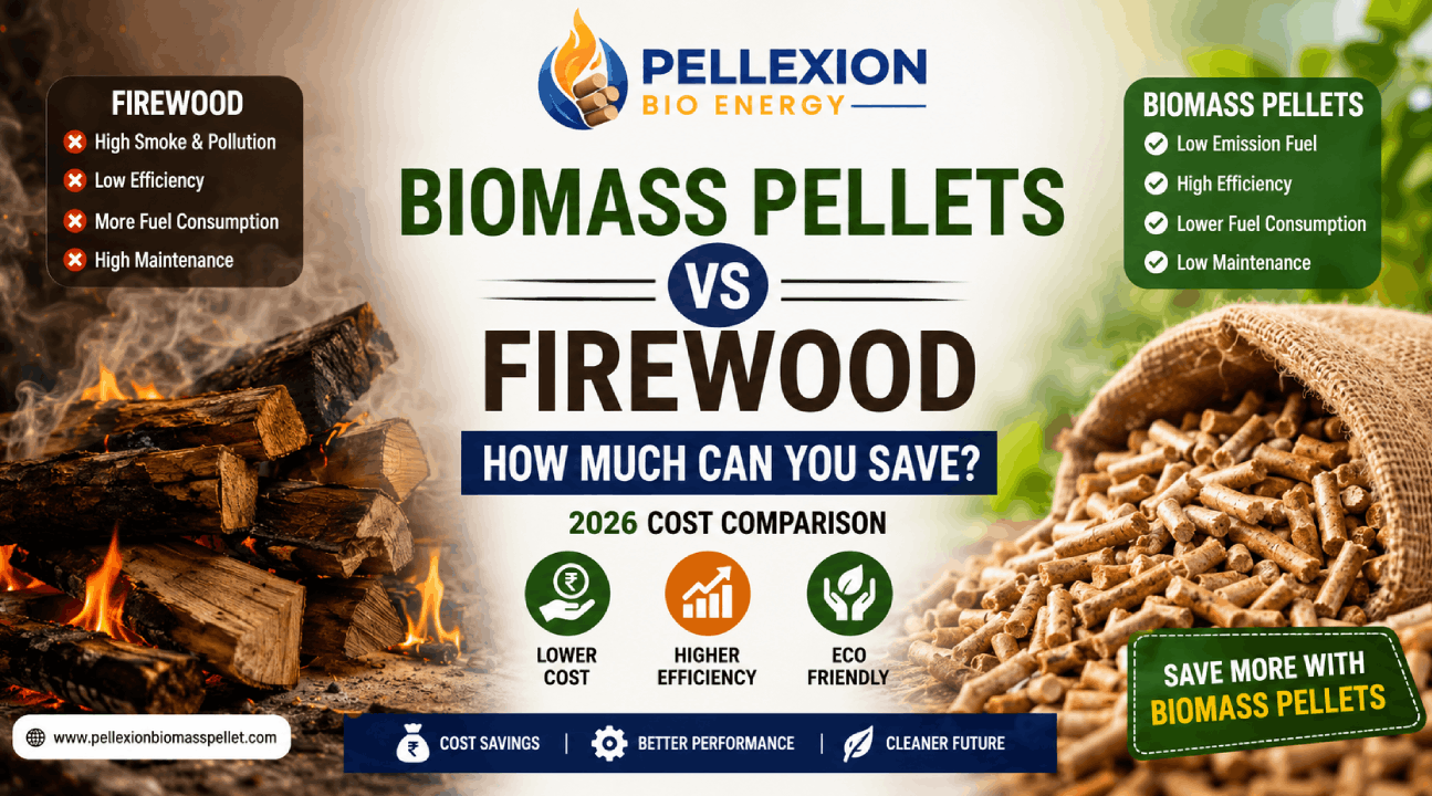 How Much Can You Save Using Biomass Pellets vs Firewood?