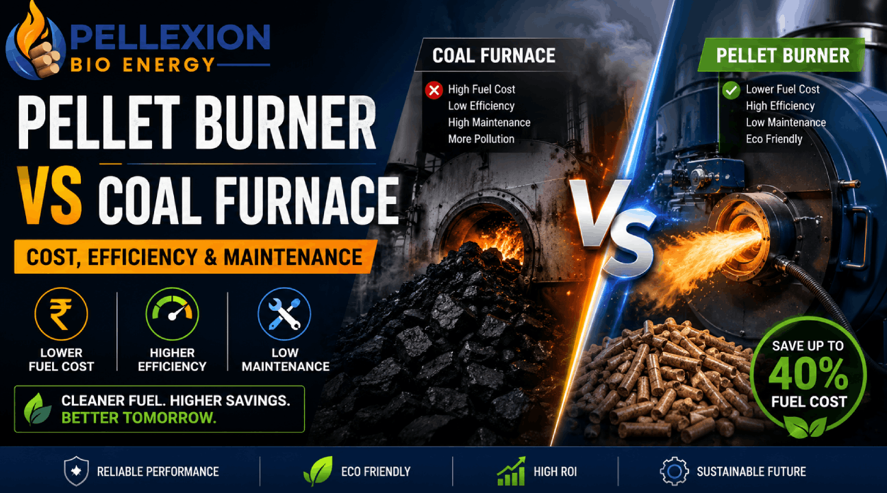 Pellet Burner vs Coal Furnace: Cost, Efficiency & Maintenance