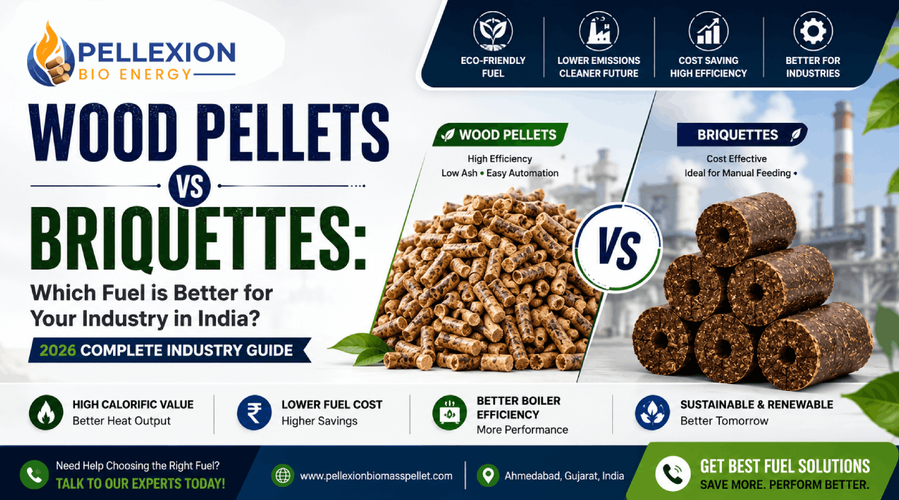 Wood Pellets vs Briquettes: Which Fuel is Better for Your Industry in India?